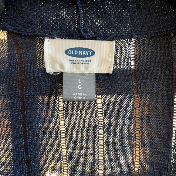 Old Navy cardi-vest (L) - lightweight, dark navy blue - Picture 2 of 4
